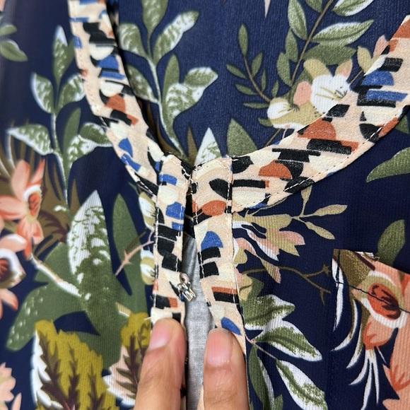 Anthropologie Tiny Floral Tank size XS - Picture 4 of 5